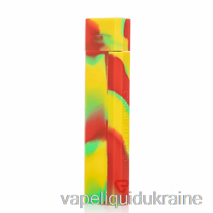 Vape Ukraine White Rhino Silicone Dab Out [Pyrex] Rasta